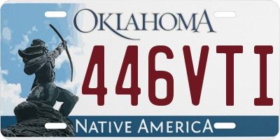 OK license plate 446VTI