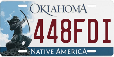 OK license plate 448FDI