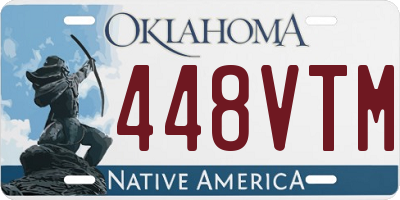 OK license plate 448VTM