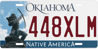 OK license plate 448XLM