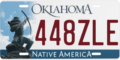 OK license plate 448ZLE