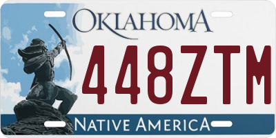 OK license plate 448ZTM