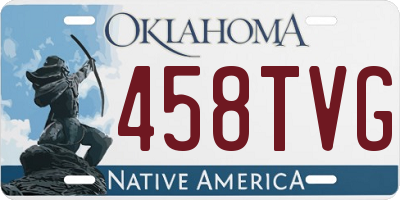 OK license plate 458TVG