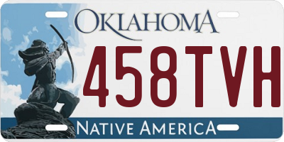 OK license plate 458TVH