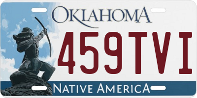 OK license plate 459TVI
