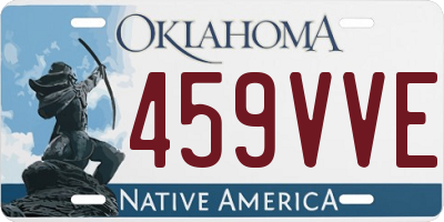 OK license plate 459VVE