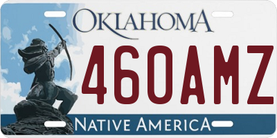 OK license plate 460AMZ