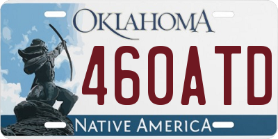OK license plate 460ATD