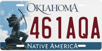 OK license plate 461AQA