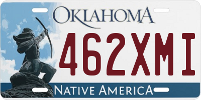OK license plate 462XMI