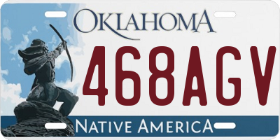 OK license plate 468AGV