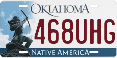 OK license plate 468UHG