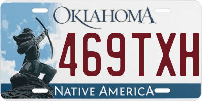 OK license plate 469TXH