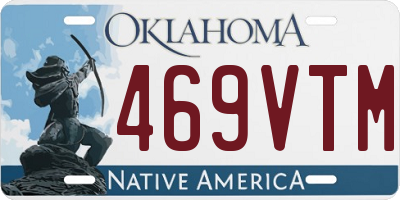 OK license plate 469VTM