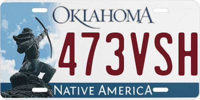 OK license plate 473VSH