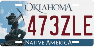 OK license plate 473ZLE