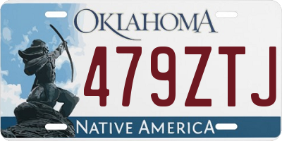OK license plate 479ZTJ