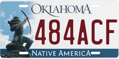 OK license plate 484ACF