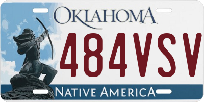 OK license plate 484VSV