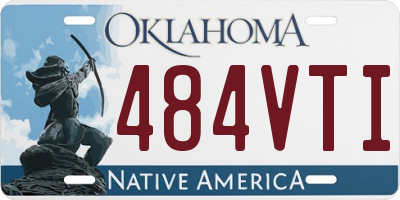 OK license plate 484VTI