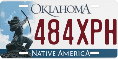 OK license plate 484XPH