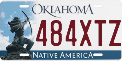 OK license plate 484XTZ