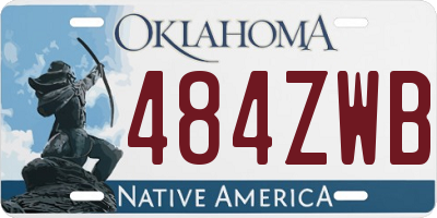 OK license plate 484ZWB