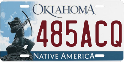 OK license plate 485ACQ
