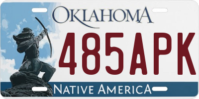 OK license plate 485APK