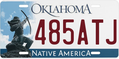 OK license plate 485ATJ