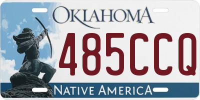 OK license plate 485CCQ