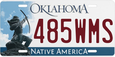 OK license plate 485WMS