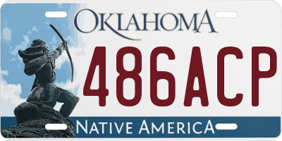 OK license plate 486ACP