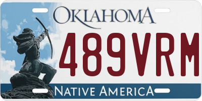 OK license plate 489VRM