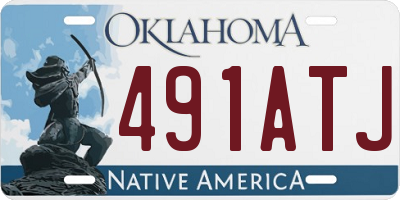 OK license plate 491ATJ