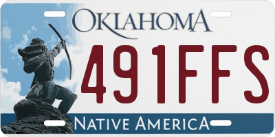 OK license plate 491FFS