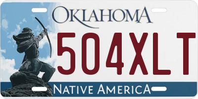 OK license plate 504XLT