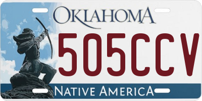 OK license plate 505CCV