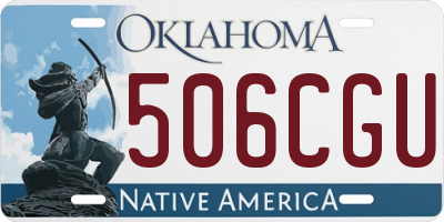 OK license plate 506CGU