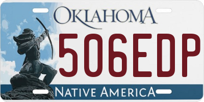OK license plate 506EDP
