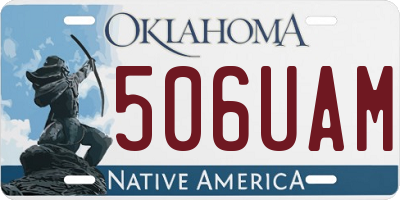 OK license plate 506UAM