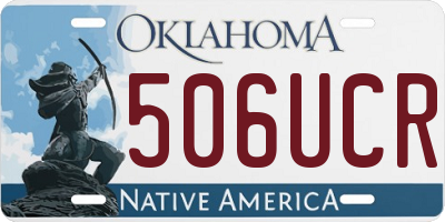 OK license plate 506UCR