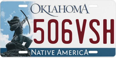 OK license plate 506VSH