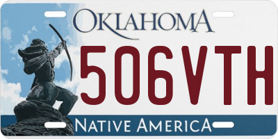 OK license plate 506VTH
