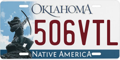 OK license plate 506VTL