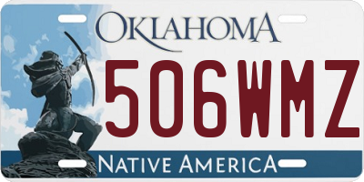 OK license plate 506WMZ