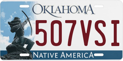 OK license plate 507VSI
