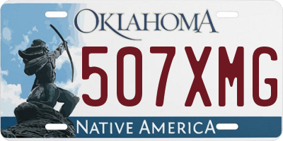 OK license plate 507XMG