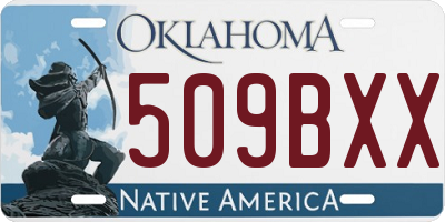 OK license plate 509BXX