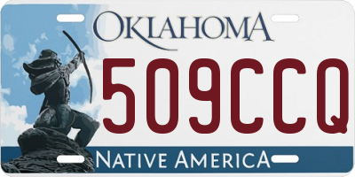 OK license plate 509CCQ